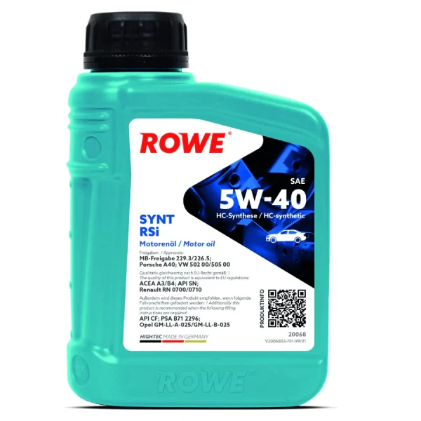 ROWE - Hightec SYNT RSi SAE 5W-40